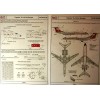 BGM-AVD144005 Begemot/AviaDecals 1/144 Tupolev Tu-134 in Europe decal sheet