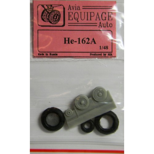 EQA-48054 Equipage 1/48 Rubber Wheels for Heinkel He-162A 