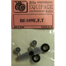 EQA-72002 Equipage 1/72 Rubber Wheels for Messerschmitt Bf-109E / Bf-109F / Bf-109T