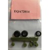 EQA-72014 Equipage 1/72 Rubber Wheels for Messerschmitt Me-262A 