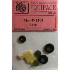 EQA-72021 Equipage 1/72 Rubber Wheels for Messerschmitt Me P.1101 late
