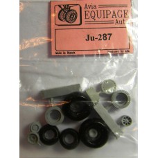 EQA-72044 Equipage 1/72 Rubber Wheels for Junkers Ju-287