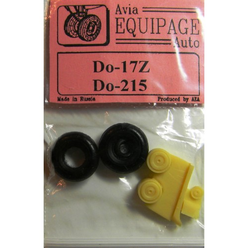 EQA-72060 Equipage 1/72 Rubber Wheels for Dornier Do-17Z / Do-215 