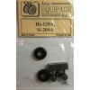 EQA-72076 Equipage 1/72 Rubber Wheels for Siebel Si-204A