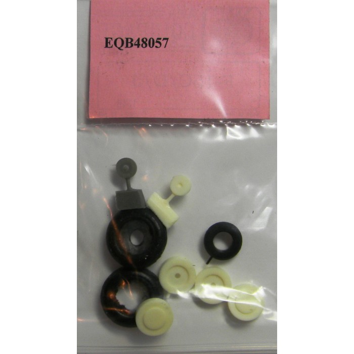 F-15J EQB48057 Equipage 1/48 Rubber Wheels for McDonnell Douglas F-15C F-15D 