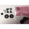 EQB-48075s Equipage 1/48 Rubber Wheels for Boeing AH-64D Apache Longbow