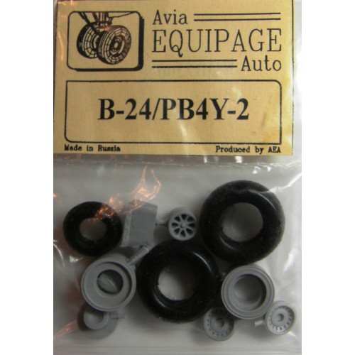 EQB-72002 Equipage 1/72 Rubber Wheels for Consolidated B-24 Liberator / PB4Y-2 Privateer