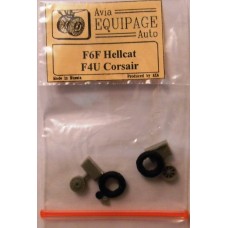 EQB-72039 Equipage 1/72 Rubber Wheels for Vought F4U Corsair