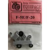 EQB-72054 Equipage 1/72 Rubber Wheels for Northrop F-5E Tiger II