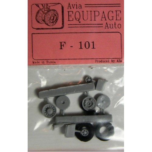 EQB-72063 Equipage 1/72 Rubber Wheels for McDonnell F-101 Voodoo