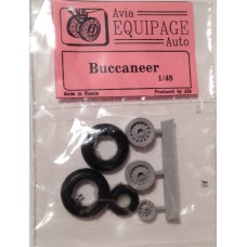 EQC-48042 Equipage 1/48 Rubber Wheels for Blackburn Buccaneer