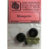 EQC-72009 Equipage 1/72 Rubber Wheels for De Havilland DH.98 Mosquito