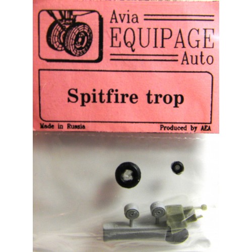 EQC-72023 Equipage 1/72 Rubber Wheels for Supermarine Spitfire Mk.V trop