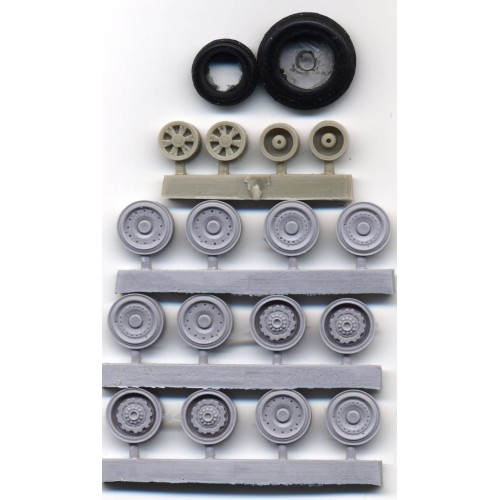 EQG-48048 Equipage 1/48 Rubber Wheels for Sukhoi Su-24 