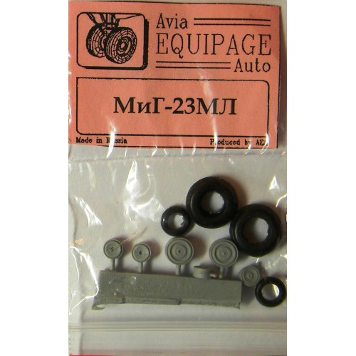 EQG-72027 Equipage 1/72 Rubber Wheels for Mikoyan MiG-23ML 