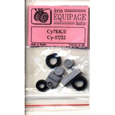 EQG-72041 Equipage 1/72 Rubber Wheels for Sukhoi Su-7BKL