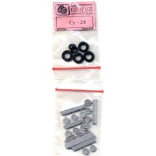 EQG-72048 Equipage 1/72 Rubber Wheels for Sukhoi Su-24 