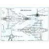 AVV-199806 Aviation and Time 1998-6 1/72 Sukhoi Su-9, Su-11, 1/72 SAAB JAS-39A Grippen, 1/72 Avia B-534 Fighter scale plans