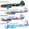 AVV-200206 Aviation and Time 2002-6 1/72 Yakovlev Yak-15, Yak-17 Soviet Jet Fighters of 1940s, 1/72 IAR-80A scale plans on insert