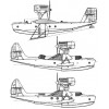 AVV-200401 Aviation and Time 2004-1 1/72 Beriev MBR-2 Soviet WW2 Reconnaissance Flying Boat, 1/72 Ryan X-13 Vertijet scale plans on insert