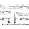 AVV-200606 Aviation and Time 2006-6 1/100 Tupolev Tu-142 Long Range Anti-Submarine Aircraft, 1/72 SAAB J-21 Swedish Fighter scale plans on insert