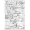 AVV-200802 Aviation and Time 2008-2 1/72 English Electric BAe Lightning Jet Fighter, 1/72 Aichi D3A Type 99 WW2 Dive Bomber scale plans on insert