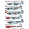 AVV-200906 Aviation and Time 2009-6 1/72 Yakovlev Yak-3 Soviet WW2 Fighter, 1/72 Mitsubishi F-2 Japanese Jet Fighter scale plans