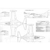 AVV-201706 Aviation and Time 2017-6 Tupolev SB, Grumman F9F Panther 1/72 scale plans on insert