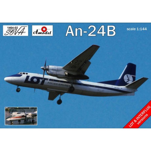 AMO-146402 1/144 An-24 model kit