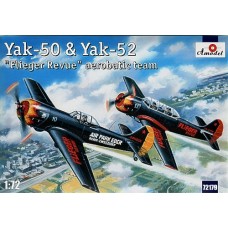AMO-72179 1/72 Yakovlev Yak-50 and Yak-52 Flieger Revue Aerobatic Team model kit