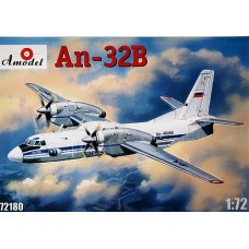 AMO-72180 1/72 Antonov An-32B Soviet Transport Aircarft model kit