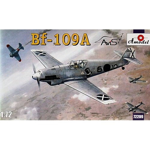 AMO-72209 1/72 Messerschmitt Bf-109A German Fighter model kit