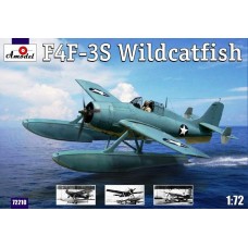 AMO-72210 1/72 Grumman F4F-3S 'Wildcatfish' Floatplane Version of F4F-3 'Wildcat' WW2 US Navy Fighter model kit