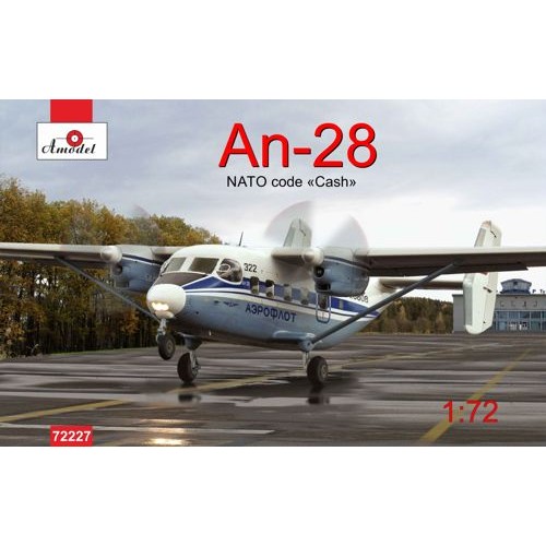 AMO-72227 1/72 An-28 Aeroflot model kit