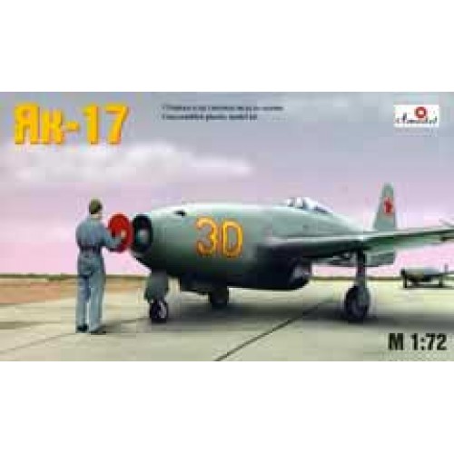 AMO-7224 1/72 Yakovlev Yak-17 Soviet jet fighter model kit