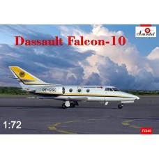 AMO-72245 1/72 Dassault Falcon-10 business jet model kit