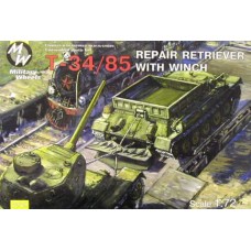 MWH-7212 1/72 T-34/85 REPAIR RETRIEVER WITH WINCH model kit