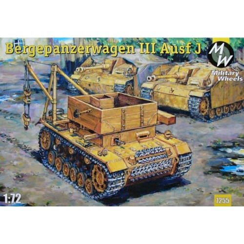 MWH-7255 1/72 Bergepanzerwagen TIII model kit