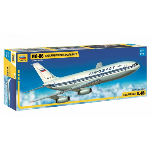 ZVD-7001 1/144 Ilyushi Il-86 Jet Airliner model kit