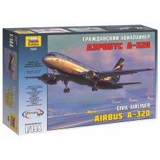 ZVD-7003 1/144 Airbus A-320 Jet Passenger Airliner model kit