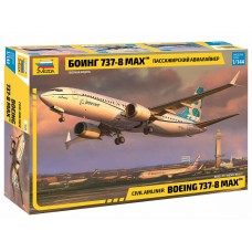 ZVD-7026 1/144 Boeing 737-8 MAX Jet Passenger Airliner model kit