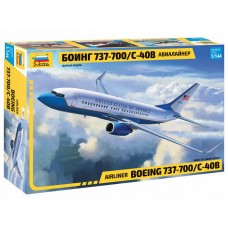 ZVD-7027 1/144 Boeing 737-700 Jet Passenger Airliner model kit