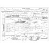 PLS-100110 1/100 XB-70 Valkyrie Full Size Scale Plans (two A2 format pages)
