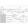 PLS-100113 1/100 Tupolev Tu-144 Full Size Scale Plans (two A1 format pages)