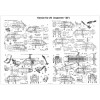 PLS-48003 1/48 Kamov Ka-25 helicopter Full Size Scale Plans (2xA2 format pages)