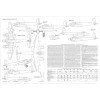 PLS-72021 1/72 Mosquito bomber Full Size Scale Plans (two A2 format pages)