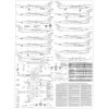 PLS-72022 1/72 Yakovlev Yak-28 Full Size Scale Plans (two A1 format pages)