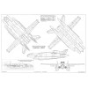 PLS-72025 1/72 Bartini Beriev VVA-14 Full Size Scale Plans (two A1 format pages)