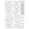PLS-72036 1/72 Mikoyan MiG-21 late Full Size Scale Plans (two A1 format pages)