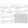 PLS-72041 1/72 Lisunov Li-2 Full Size Scale Plans (two A2 format pages)